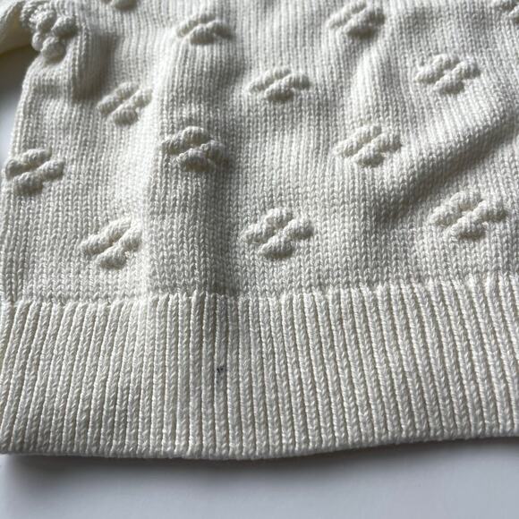 J.Crew Crewcuts Bobble Sweater for Girls in Ivory Size Medium NWT - Picture 4 of 7